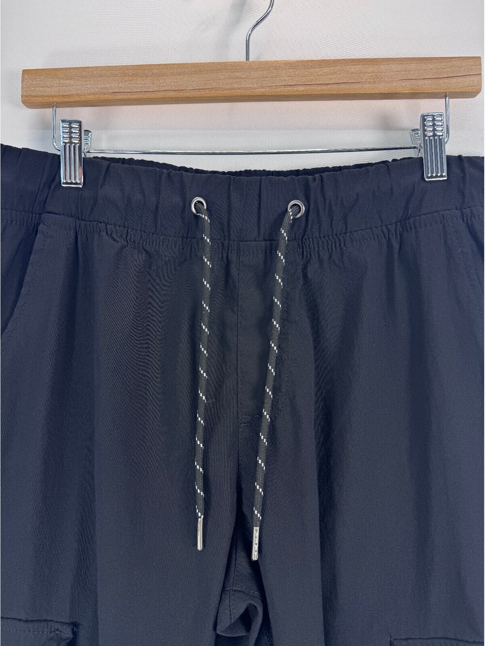 Blue Rise Cargo Joggers Unisex L Black Gorpcore Techwear Hiking Outdoor Pants - Picture 3 of 9